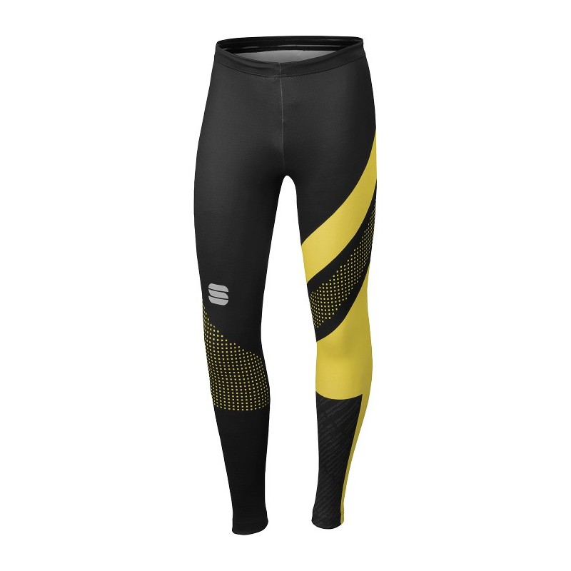 Sportful Apex Race byxor svart-gul Sportful Apex Race byxor svart-gul